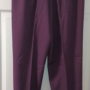New With Tags Jacqueline Ferrar Women's Purple Straight Leg Pants